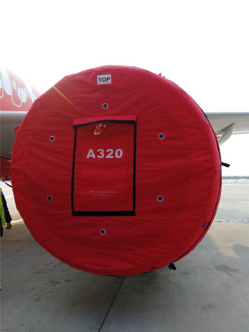 A320发动机进气孔保护罩