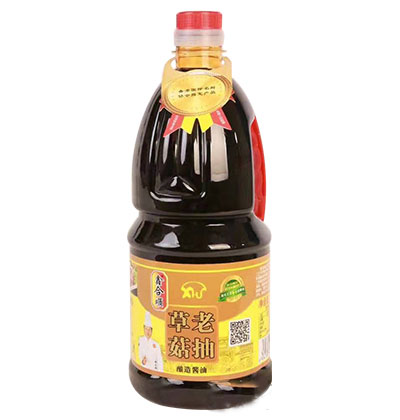 鑫合顺草菇老抽酿造酱油1.8L